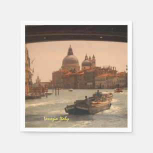 Venice Italy Grand Canal Vintage  Napkins