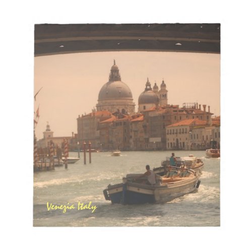 Venice Italy Grand Canal Vintage  Notepad