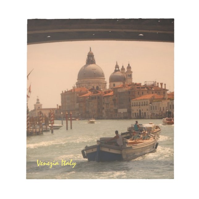 Venice Italy Grand Canal Vintage  Notepad (Front)