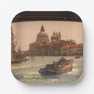 Venice Italy Grand Canal Vintage  Paper Plates