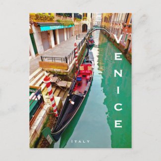 Venice, Italy (IT) - Colorful Gondola Station