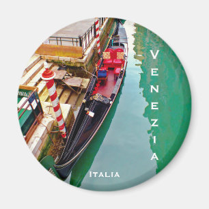 Venice, Italy (IT) - Gondola Station Magnet