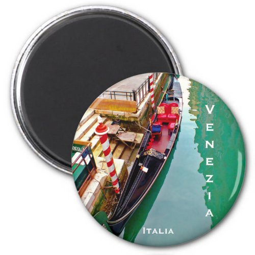 Venice Italy IT _ Gondola Station Magnet