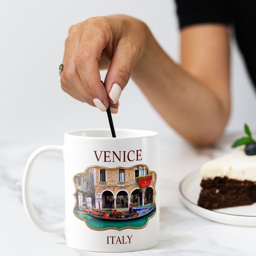 Venice Italy IT _ Gondolier Coffee Mug