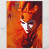 Venice, Italy (IT) - Orange Carnival Costume (Front)