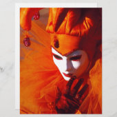 Venice, Italy (IT) - Orange Carnival Costume (Front/Back)