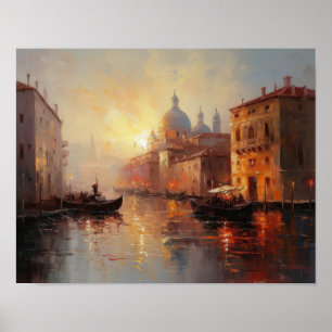 Venice Italy Landscape Art Print Poster