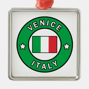 Venice Italy Metal Ornament