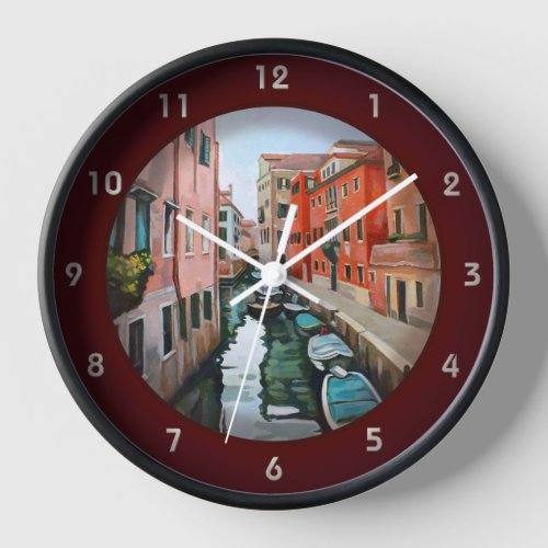 Venice Italy _ Navigation Canal Clock
