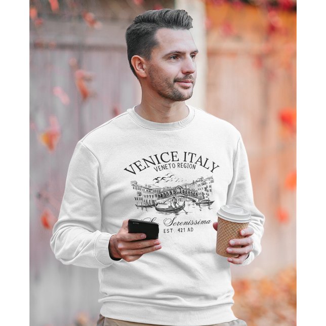 Venice Italy Old Landscape Sweatshirt (Creator Uploaded)