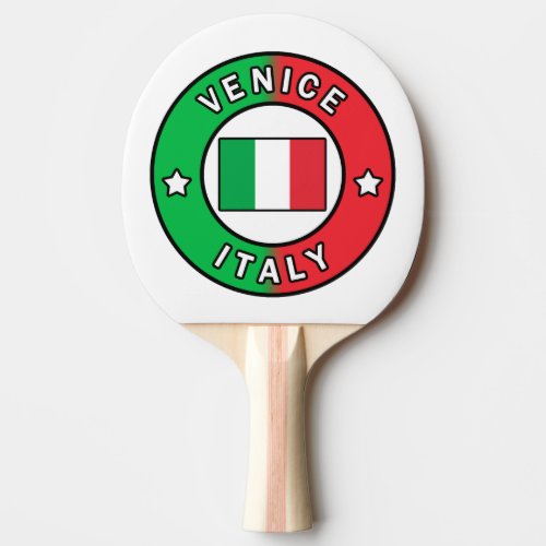 Venice Italy Ping Pong Paddle