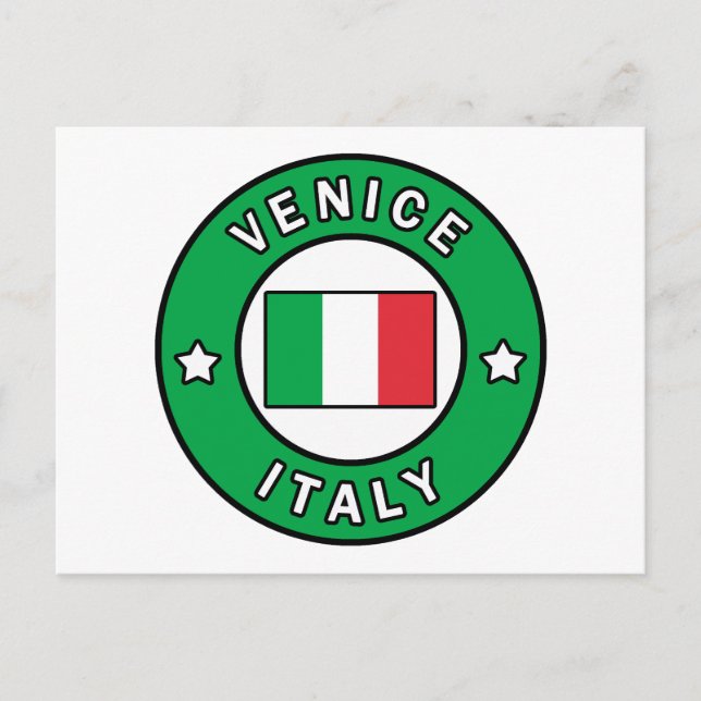 Venice Italy Postcard (Front)