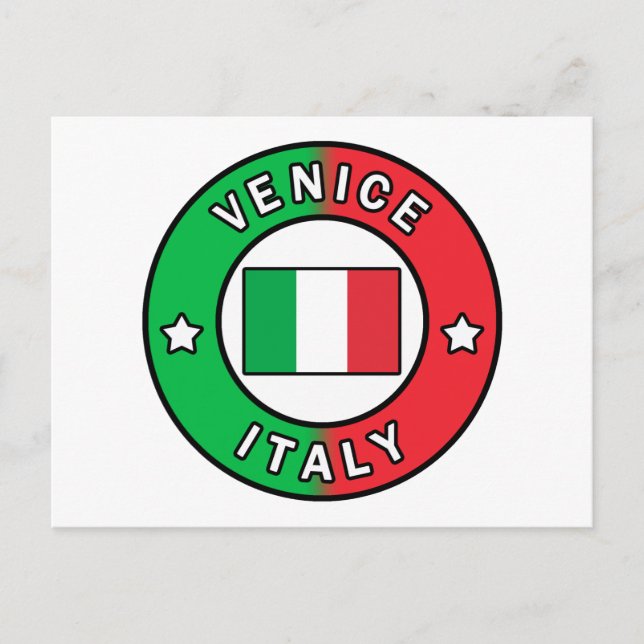 Venice Italy Postcard (Front)
