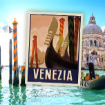 Venice Italy Postcard<br><div class="desc">Transport yourself or a loved one to the dreamy city of Venice with our exquisite postcard, carefully crafted by Mylini Design. This postcard captures Venice's mesmerising charm, with its labyrinth of canals, vibrantly coloured homes, and stunning historical architecture. It's more than just a postcard; it's a piece of art that...</div>