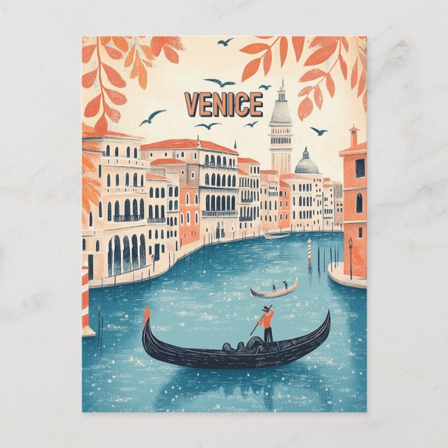 Venice Italy Postcard (Front)