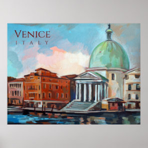 Venice, Italy - San Simeone Piccolo Poster