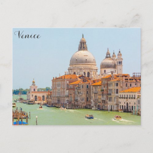 Venice Italy Santa Maria della Salute Postcard