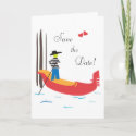 Venice Italy Save the Wedding Date Card card