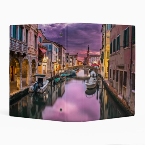 Venice, Italy Scenic Canal & Venetian Architecture Mini Binder 