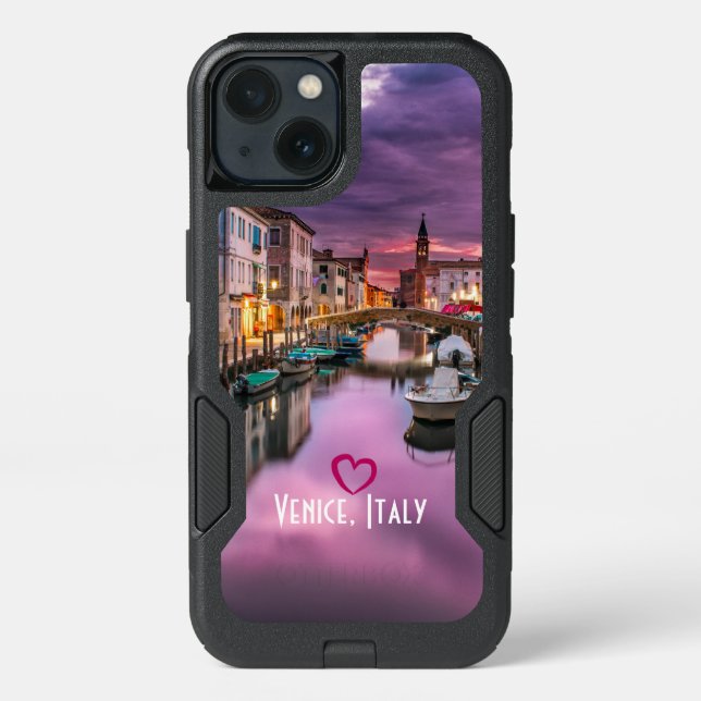 Venice, Italy Scenic Canal & Venetian Architecture Otterbox iPhone Case (Back)