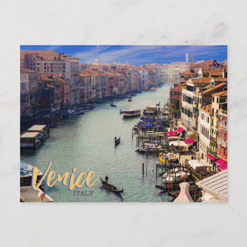 Venice Italy Scenic Postcard