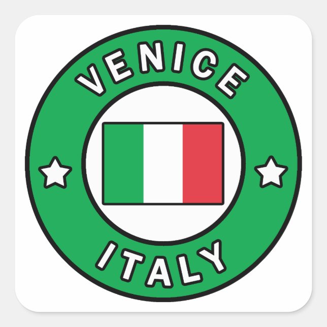 Venice Italy Square Sticker (Front)