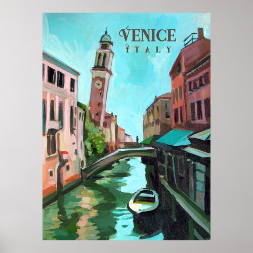 Venice Italy  St George of the Greeks Poster