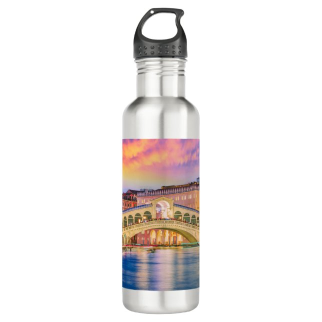 Venice Italy Stainless Steel Water Bottle (Front)