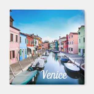 Venice Italy   Text & Image Template Magnet