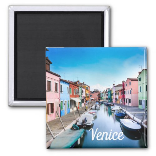 Venice Italy  Text  Image Template Magnet