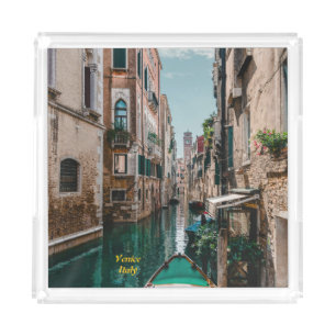 Venice Italy The Floating City Acrylic Tray