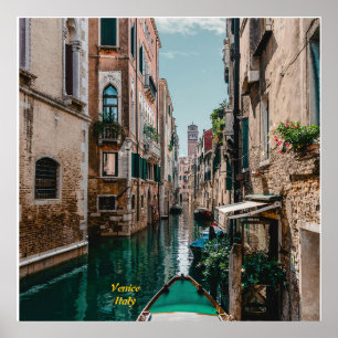 Venice Italy The Floating City Poster
