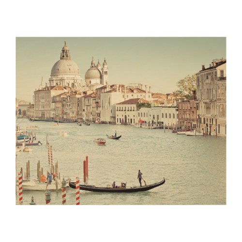 Venice Italy  The Grand Canal Wood Wall Decor