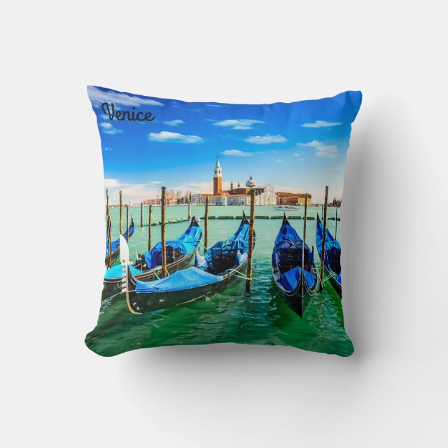 Venice Italy Throw Pillow (Front)
