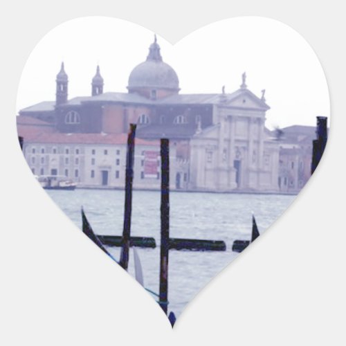 Venice Italy Travel Heart Sticker