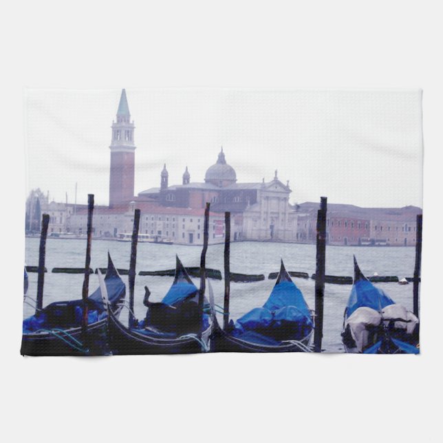 Venice Italy Travel Kitchen Towel (Horizontal)