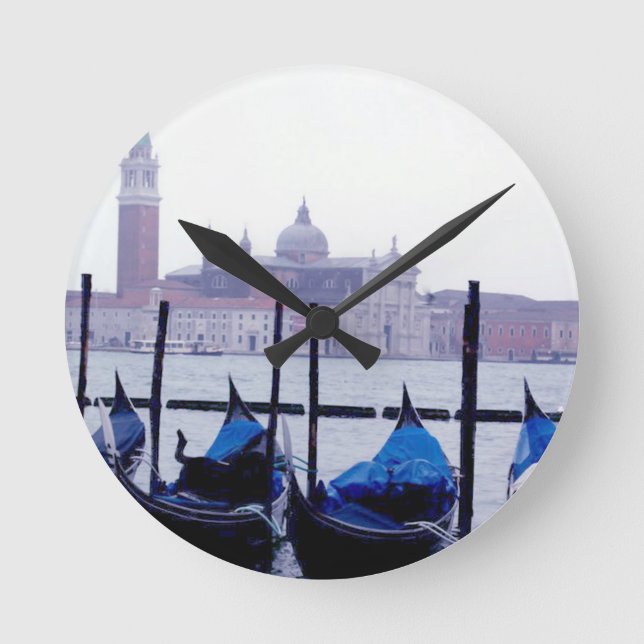 Venice Italy Travel Round Clock (Front)