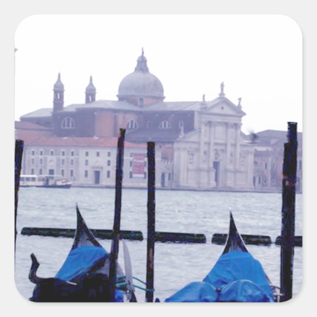 Venice Italy Travel Square Sticker (Front)
