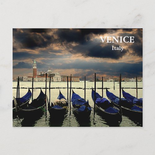 Venice Italy Travel Tourism Custom Postcard