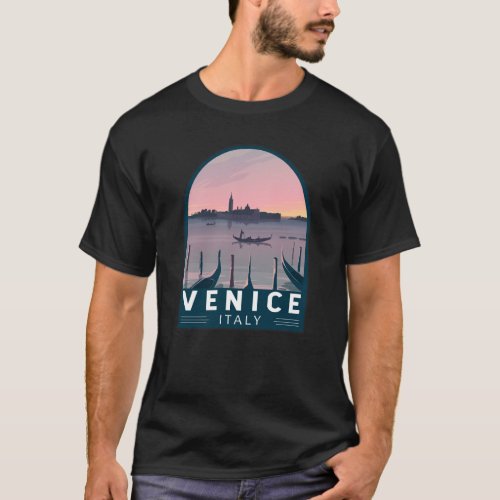 Venice Italy Travel Vintage Art T_Shirt