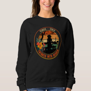 Venice Italy Twinned With Heaven Vintage Retro Sweatshirt