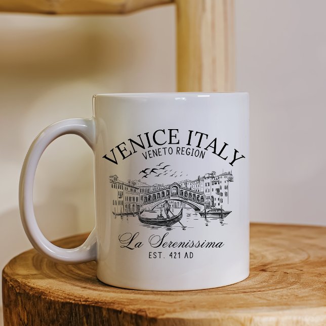 Venice Italy Vintage Landscape Coffee Mug (Creator Uploaded)