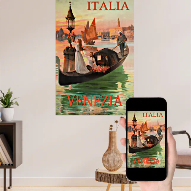 Venice Vintage Travel Poster - VINTAGE POSTER