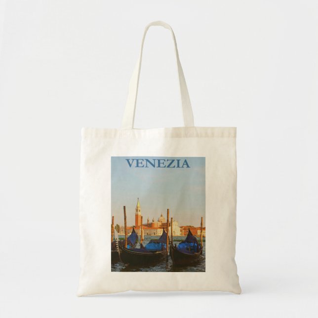 Venice Italy Vintage Travel Poster Tote Bag (Front)