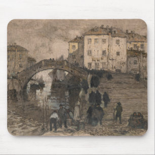 Venice, Italy (Vintage Venetian Landscape) Mouse Pad
