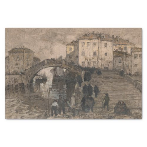 Venice Italy Vintage Venetian Landscape Tissue Paper