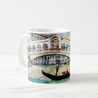 Venice Italy Watercolor Vintage Travel Souvenir Coffee Mug
