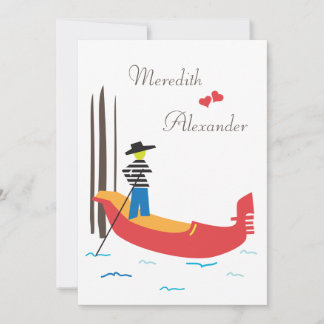 Venice Italy Wedding Invitations