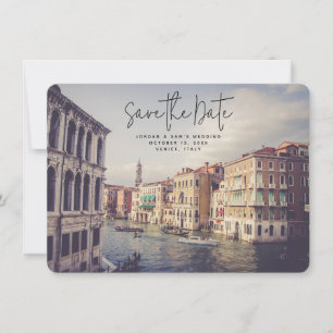Venice Italy Wedding Save the Date Invitation