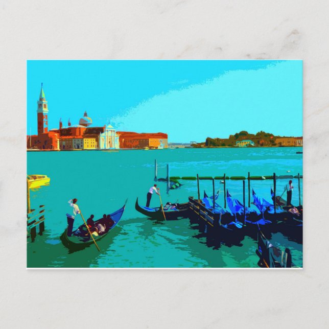 Venice Landscape poster Postcard (Front)